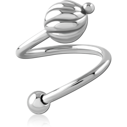 SURGICAL STEEL GRADE 316L MICRO BODY SPIRAL