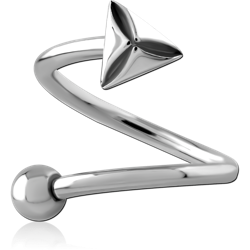 SURGICAL STEEL GRADE 316L MICRO BODY SPIRAL