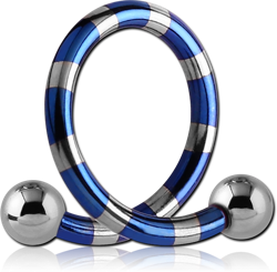 TITANIUM ALLOY TWO TONE BODY SPIRAL