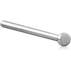 SURGICAL STEEL GRADE 316L STRAIGHT DISC NOSE STUD 12MM