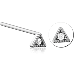 SURGICAL STEEL GRADE 316L STRAIGHT NOSE STUD