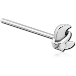 SURGICAL STEEL GRADE 316L STRAIGHT NOSE STUD