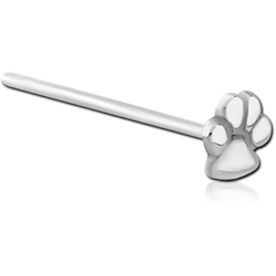 SURGICAL STEEL GRADE 316L STRAIGHT NOSE STUD-PAW