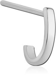 STERLING 925 SILVER STRAIGHT WRAP AROUND NOSE STUD