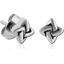 PAIR OF SURGICAL STEEL GRADE 316L EAR STUDS