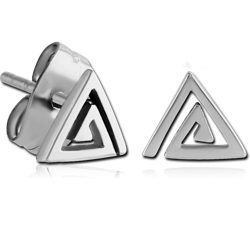 PAIR OF SURGICAL STEEL GRADE 316L EAR STUDS