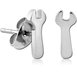 PAIR OF SURGICAL STEEL GRADE 316L EAR STUDS