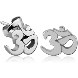 PAIR OF SURGICAL STEEL GRADE 316L EAR STUDS