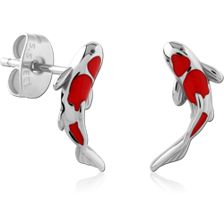 SURGICAL STEEL GRADE 316L EAR STUDS PAIR