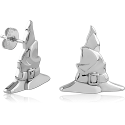 SURGICAL STEEL GRADE 316L EAR STUDS PAIR