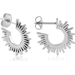 SURGICAL STEEL GRADE 316L EAR STUDS PAIR