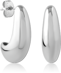 SURGICAL STEEL GRADE 316L EAR STUDS PAIR