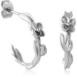 SURGICAL STEEL GRADE 316L EAR STUDS PAIR