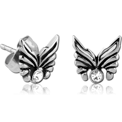 PAIR OF SURGICAL STEEL GRADE 316L EAR STUDS