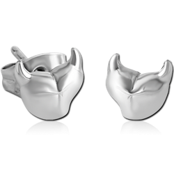 PAIR OF SURGICAL STEEL GRADE 316L EAR STUDS