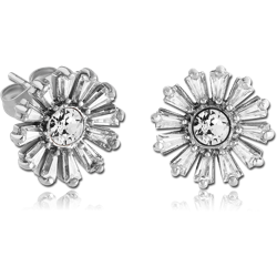 PAIR OF SURGICAL STEEL GRADE 316L EAR STUDS