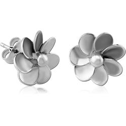 PAIR OF SURGICAL STEEL GRADE 316L EAR STUDS