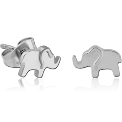 SURGICAL STEEL GRADE 316L EAR STUDS PAIR