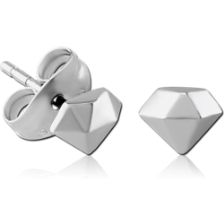 SURGICAL STEEL GRADE 316L EAR STUDS PAIR