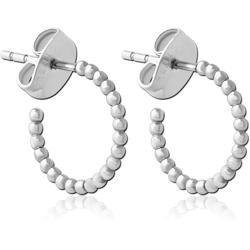 SURGICAL STEEL GRADE 316L EAR STUDS PAIR