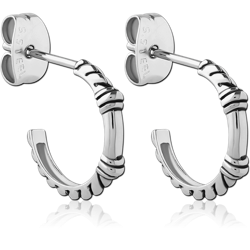 SURGICAL STEEL GRADE 316L EAR STUDS PAIR