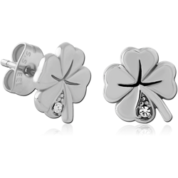 SURGICAL STEEL GRADE 316L EAR STUDS PAIR