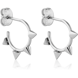SURGICAL STEEL GRADE 316L EAR STUDS