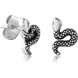 SURGICAL STEEL GRADE 316L EAR STUDS PAIR