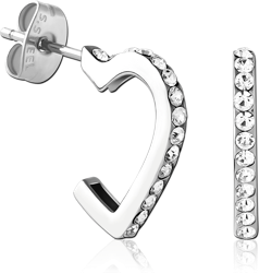 SURGICAL STEEL GRADE 316L EAR STUDS PAIR