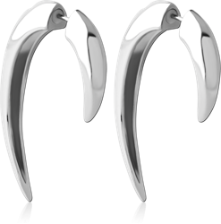 SURGICAL STEEL GRADE 316L EAR STUDS PAIR