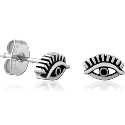 SURGICAL STEEL GRADE 316L EAR STUDS PAIR