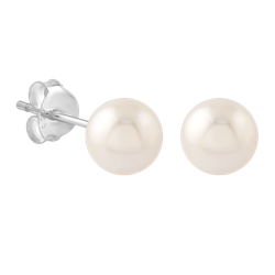 STERLING 925 SILVER JEWELED EAR STUDS PAIR