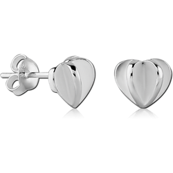 STERLING 925 SILVER EAR STUDS PAIR