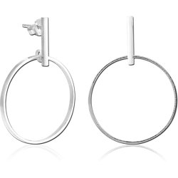 STERLING 925 SILVER EAR STUDS PAIR