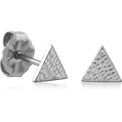 TITANIUM ALLOY EAR STUDS PAIR