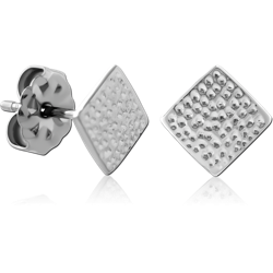 TITANIUM ALLOY EAR STUDS PAIR