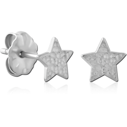 TITANIUM ALLOY EAR STUDS PAIR