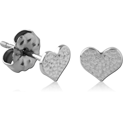 TITANIUM ALLOY EAR STUDS PAIR