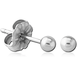 STERILE TITANIUM ALLOY EAR STUDS PAIR
