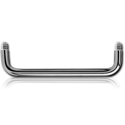 TITANIUM ALLOY LONG 90 DEGREE STAPLE MICRO BARBELL PIN