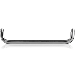 TITANIUM ALLOY 90 DEGREE STAPLE MICRO BARBELL PIN