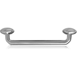 STERILE TITANIUM ALLOY 90 DEGREE STAPLE BARBELL WITH DISC