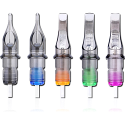 ELITE III CARTRIDGE 9 ROUND SHADER MEDIUM TAPER .35MM STERILE NEEDLE