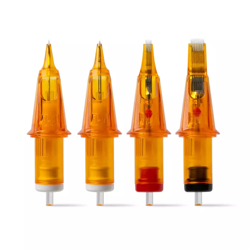 PEAK TRITON NEEDLES - BOX OF 20 # 8 ROUND LINER LONG TAPER 0.35MM