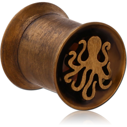 ANTIQUE BASE METALPVD COATED STAINLESS STEEL DOUBLE FLARED TUNNEL