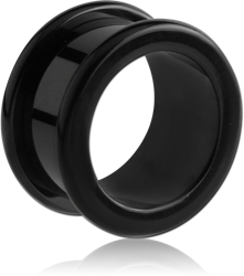 BLACK PVD COATED STAINLESS STEEL GRADE 304 ROUND-EDGE THREADED TUNNEL