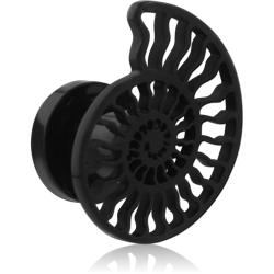 BLACK PVD COATED STAINLESS STEEL GRADE 304 THREADED TUNNEL