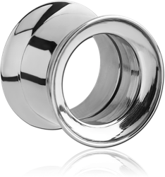STAINLESS STEEL GRADE 304 DOUBLE FLARED INTERNALLY THREADED TUNNEL