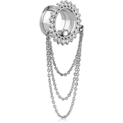 STAINLESS STEEL GRADE 304 DOUBLE FLARED INTERNALLY THREADED TUNNEL