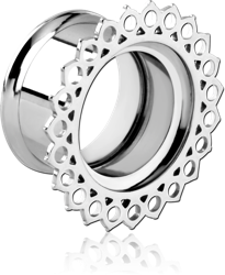 STAINLESS STEEL GRADE 304 DOUBLE FLARED INTERNALLY THREADED TUNNEL